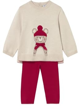 Mayoral Set Hose lang Trikot für Baby - Mädchen Rot 18 Monate (86cm)
