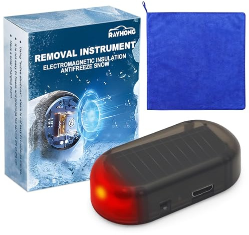 Dongcill Auto Enteiser Elektromagnetisch, Auto Interferenz Antifrost Gerät | Anti Frost Scheibenenteiser Auto, Interferenz Frostschutzmittel Schneeräumungswerkzeug, Elektromagnetisches Antifrost