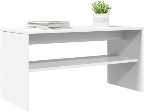 vidaXL TV-Schränk 80 x 35 x 40 cm Weiß Holzwerkstoff