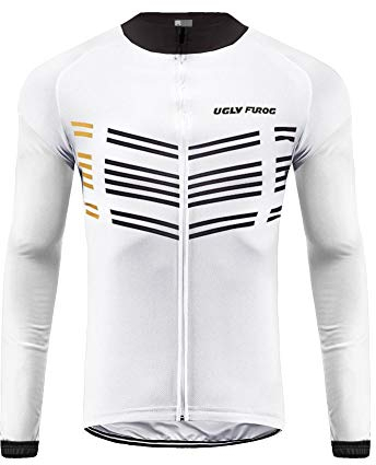 UGLY FROG Radtrikot Winter Herren Langarm Fahrradtrikot Thermo Fahrradbekleidung Haibike