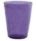 Memento Lot de 6 verres en verre poulieux sans pied violet