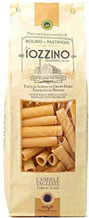 Pastificio F.lli Iozzino - Pasta di Gragnano IGP - Candele Tagliate 3Kg (6x500gr)