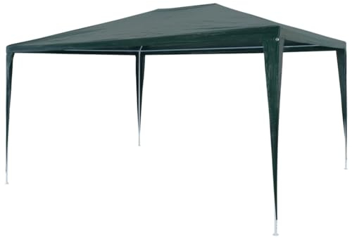 vidaXL Tente de Réception 3x4 m PE Vert Chapiteau Tonnelle de Jardin Auvent