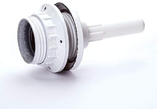 Fassung E27 Pendelfassung mit Zugentlastung Kunststoff PVC Lampenfassung Schraubgewinde (weiß)