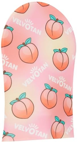 Peachy – der Original Bräunungshandschuh Velvotan – Selbstbräuner-Applikator – Clever Lotion beständig – wiederverwendbar – glatte Anwendung