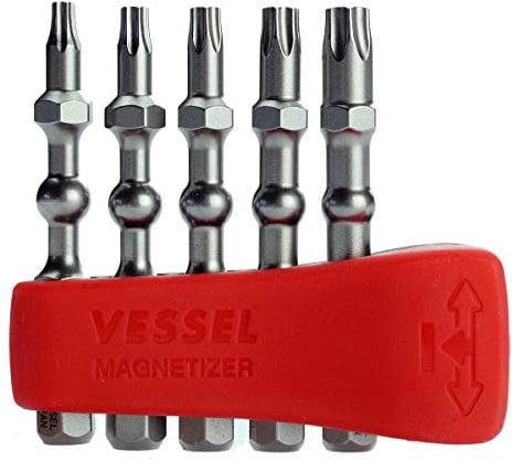 VESSEL Jeu d'embouts Impact Ball Torx T10, T15, T20, T25, T30 50mm Ensemble de 5 Pièces