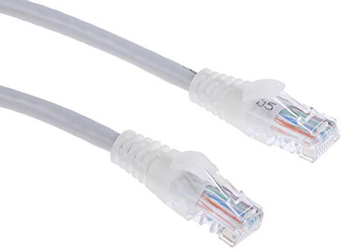 RS PRO Ethernetkabel Cat.5e, 10m, Grau Patchkabel, A RJ45 U/UTP Stecker, B RJ45, PVC