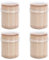 1 Paquete de Palillos de Dientes Redondos 100% de Madera Palitos de Madera de Cóctel, de Ensalada, de Frutas 500 Piezas, 66 mm de Longitud
