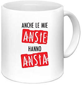 Tazza Mug Anche Le Mie ansie Hanno l'Ansia San Valentino Divertenti