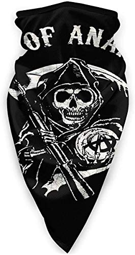 N / A Schal,Sturmhaubenhals,Gesichtsmaske,Winddichte Sportmaske,Kopf Magic Scarf,Sons of Anarchy Männer & Frauen Atmungsaktive Staubdichte Röhrenmaske Hals Warme Gamasche Multifunktion