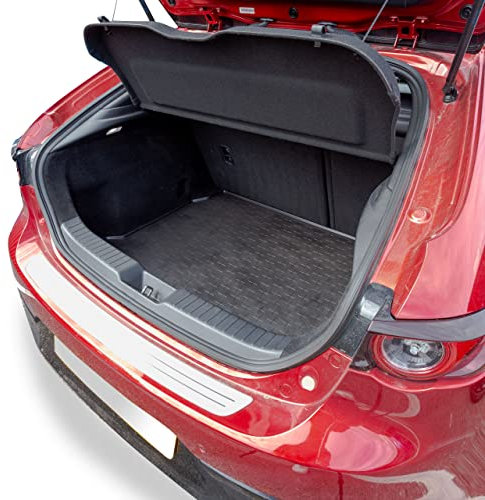 Travall Kofferraum Schutzmatte für Mazda 3 (2019-) Auto Zubehör Innenraum Antirutsch Kofferraumschutz 100% Passgenau Kofferraummatte Antirutschmatte Gummimatte Robuste Pflegeleichte