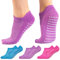 All Things Accessory Yoga-Socken für Damen (3 Paar) – Rutschfeste Stoppersocken aus ABS für Yoga, Pilates, Barre, Tanz, Ballett, Kampfsport, Krankenhaus, Größe EU 37-42