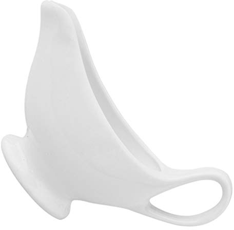 Yardwe Brocca di Salsa di Porcellana Salsiera Brocca di Condimento Lanciatore con Mestolo per Condimenti per Insalata Latte Salsa di Pomodoro Distributore di Olio D'oliva 300 Ml