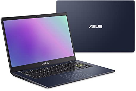 ASUS L410 MA-OB24 Ultra Thin Laptop, 14” FHD Display, Intel Pentium Silver N5030 Processor, 4GB RAM, 128GB Storage, NumberPad, Windows 10 Home in S Mode, Star Black