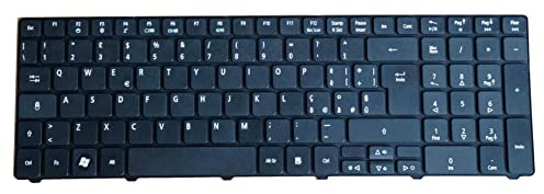 AzubayCom Tastiera italiana per Acer Aspire 5538 5538G 5542 5542G 5551 5551G 5552 5552G 5553 5553G 5560 5560G 5625 5625G 5733