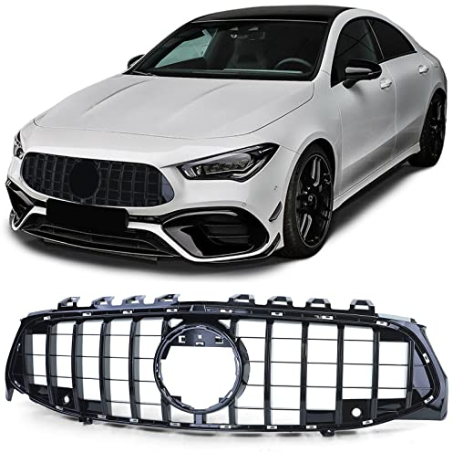 Sport Kühlergrill Schwarz Glanz passend für Mercedes CLA C118 X118 ab 19