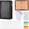Budget Planner Budget Binder A6 Geld Organizer Sparbuch, Geldorganisation Ordner 6 Löcher mit Binderumschlägen, Budgetblätter, Etikettenaufklebern
