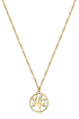 Brosway Collana Girocollo Donna In Acciaio Con Simbolo Albero Della Vita, Collana Donna Collezione Chakra - BHKN094