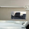 Edelstahl Auto Sonnenblende Spiegel, Auto Visier Spiegel Universal, Auto Kosmetikspiegel, Auto Make Up Spiegel Selbstklebender, Car Cosmetic Mrrors für Sitzlehne Badezimmer, 150x80mm