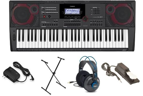 Casio CTX5000 Premium Pack with Stand, AC Adapter and PPK Headphones