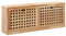 WRJENFSC Schuhbank Lagerregal Schuh-Organisator Regale im Flur Aufbewahrungsschrank 94 x 20 x 38 cm Walnussholz Massiv Geeignet für Schlafzimmer, Wohnzimmer, Umkleideraum