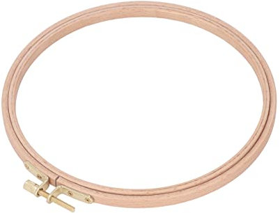 TOPINCN Stickrahmen, 18 cm, Buche, Stickrahmen, Buchenholz, Ringe, Kreiskreuzung, Lichtbeständiger Durchmesser, Kreuzstich, Buchenholz, Buchenholz