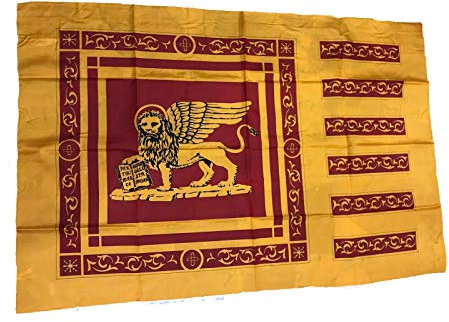Bandiera SERENISSIMA Leone San Marco Grande cm. 97 x 135 Flag Veneto Venezia Repubblica BGSAN