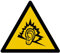 W159 - Gefahr Geräuschpegel - Warnschild - Maße wählbar - Norm ISO 7010