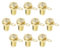 eMagTech 10 Stück SMA-Buchse SMA-Einbaustecker SMA-Buchse Steckverbinder-Adapter SMA-Koaxial-Installationsstecker Weiblich Antennenadapter