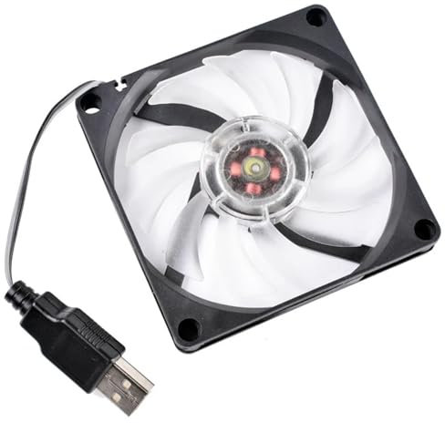 NOTEBOOK FAN 8010 80X80X10mm 5V USB fan blue led quality guarantee