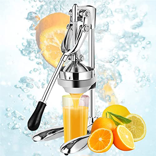 ZXNANA Exprimidor de cítricos, exprimidor de Zumo de Naranja, exprimidor Manual de Gran diámetro, triturador de Fruta de Lima, Granada y limón Fresco