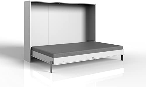 Klappbett Juist Schrankbett, 140 x 200 cm, Weiß