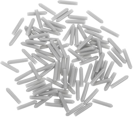 PAMINGONO 100 Stück Geschirrspüler Endabdeckungskappen Weiche Pvc Schutzkappen Für Spülmaschinenkorb Graue Abdeckkappen Für Regalspitzen Zur Kratzschutz Und Korb Erneuerung