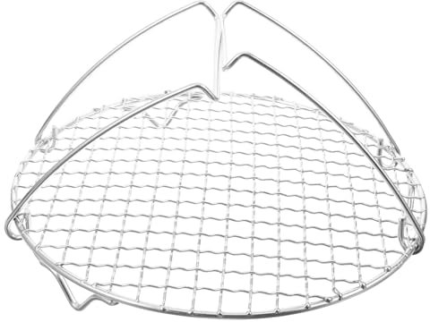 Didiseaon Multifunctional Steam Rack for Kitchen Cooking Made of Stainless Steel Material Handles for Use Air Fryers Rice Cookers As Accessories