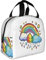 FFCVZAA Rainbow Clouds Raindrop 1 - Lonchera aislada con estampado de nubes, comida, aperitivos, bebidas, escuela, actividades al aire libre, viajes diarios