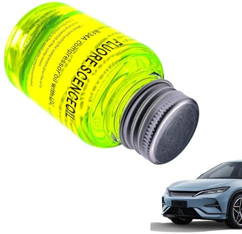 Huile fluorescente pour détection de fuite pour systèmes de climatisation de voiture - Peinture pour les conduites de réfrigérant - Colorant de fuite pour évaporateurs de réfrigérant