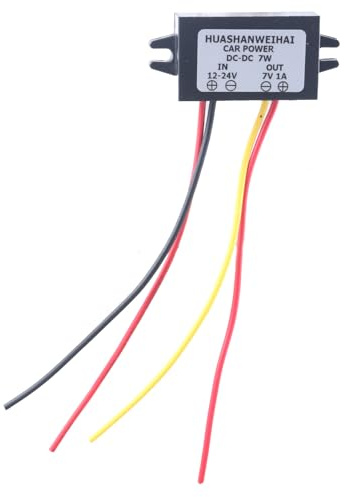 FHGSPQWM Module d'alimentation 12 V-24 V vers 7 V - Module convertisseur - Réduit les tensions - Régulateur de voiture