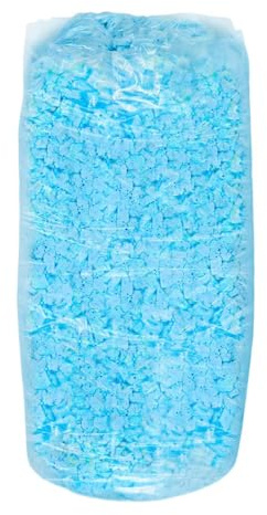 Fxzqgnh 2,3 Kg Memory Schaum Nachfüllpackung für Sitzsäcke, Kissen Und Polstermöbel, Blau