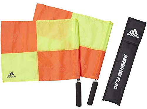 adidas Fahne Zubehör Fußball Flagge Gr. Einheitsgröße, Rot und Gelb