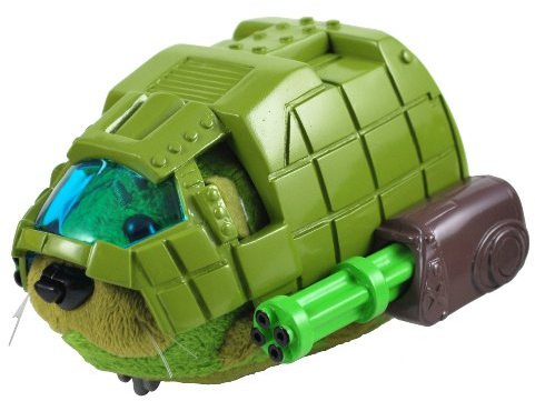 Giochi Preziosi Kung Zhu Pets – 2864 – Plüsch – Rüstung Spezialkräfte – Grün/Khaki