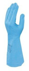 Deltaplus VE830BL09 Nitril-Handschuh Nitrex 830, Blau, Größe 9/10