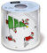 Rolle Toilettenpapier Motiv Auswahl möglich Weihnachten (20 - Santa im Stress)