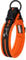 PETTOM Hundehalsband Verstellbare Nylon Hunde Halsband Atmungsaktives Reflektierend Halsband (Orange M)