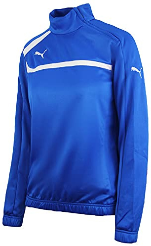 Puma PowerCat TT 1.12 Women's Training Shirt 1/2-Length Zip blue puma royal-white Size:S