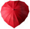 Herz-iger Regenschirm Rot zur Hochzeit und anderen Festen der Liebe mit Ihrer individuellen Gravur