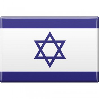 Küchenmagnet - Länderflagge Israel - Gr.ca. 8x5,5 cm - 38051 - Magnet