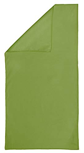 Dream Art 3450 Strandtuch und Badehandtuch (Mikrofaser), schnelltrocknend, platzsparend inkl. atmungsaktiver Netztasche, für Strand, Sport, Wandern und vieles mehr, 90 x 180 cm, apfelgrün
