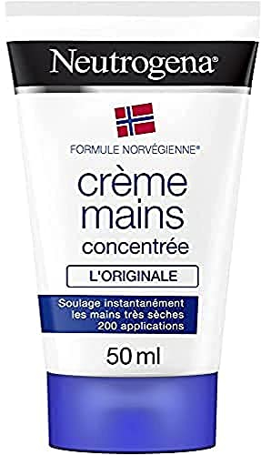 Neutrogena Norwegische Formel Handcreme parfümiert, pflegende und schützende Feuchtigkeitscreme für trockene und rissige Hände, 50 ml