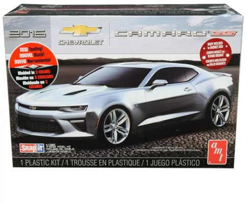 Round2 AMT982M/12 1/25 2016er Chevy Camaro SS, Snap kit, Spiel