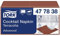 Tork 477838 Cocktailservietten Terracotta / Cocktail Serviette in Advanced Qualität mit 1/4 Falz / 12 x 200 (2400) Servietten / 23,8 x 24 cm (B x L)
